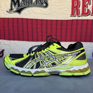 Size 10.5 - Asics Gel Nimbus 15 Mens Shoes Running Sports T3B4N Green/Black